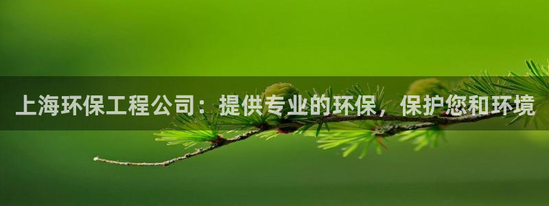 彩名堂是不是坑人的：上海环保工程公司：提供专业的环保，保护您和环境