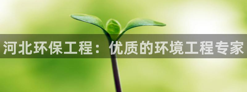 彩名堂app计划官方网站：河北环保工