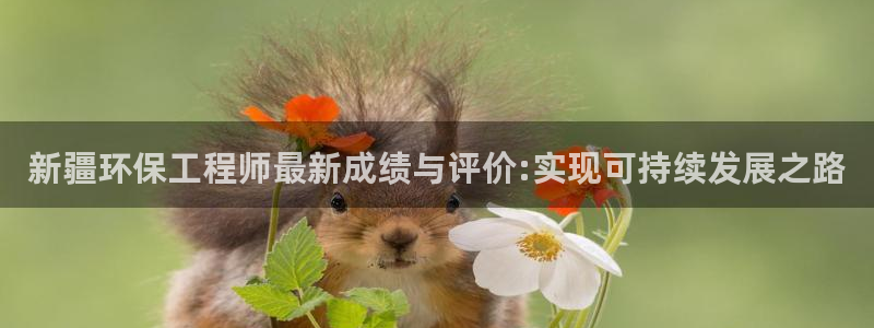 cmt彩名堂：新疆环保工程师最新成绩与评价:实现可持续发展之