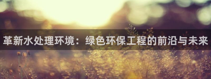 彩名堂官网在线计划怎么不更新了：革新水处理环境：绿色环保工程