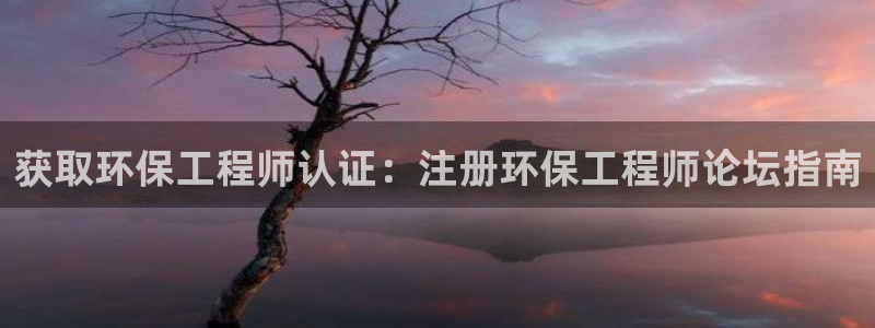 彩名堂怎么打不开了：获取环保工程师认证：注册环保工程师论坛指