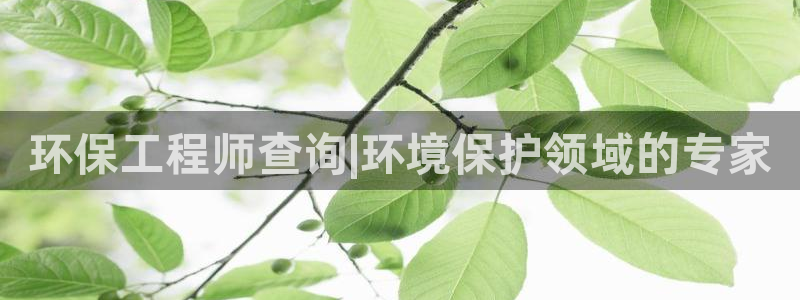 彩名堂50版本计划：环保工程师查询|环境保护领域的专家