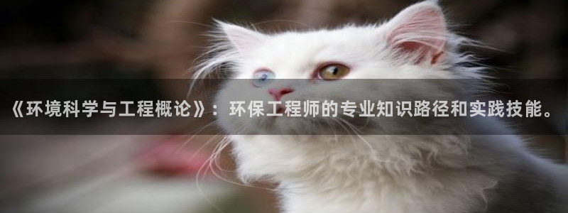 彩名堂怎么买准确率高：《环境科学与工程概论》：环保工程师的专