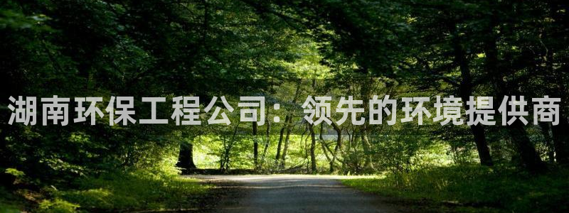 彩名堂APP下载：湖南环保工程公司：