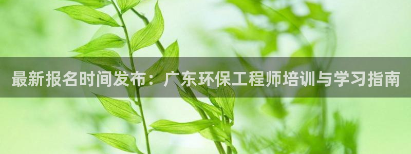 彩名堂首页：最新报名时间发布：广东环保工程师培训与学习指南